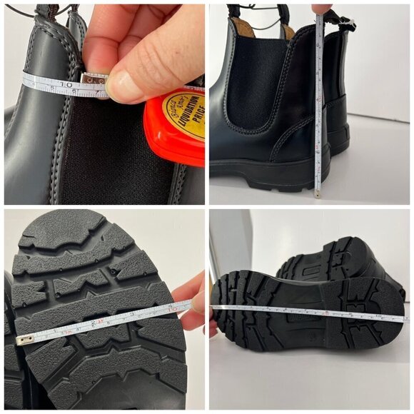 NWOT Aquatherm Bryanna Black Leather Pull On Water Resistant Chelsea Boots Sz 9 - Picture 13 of 16